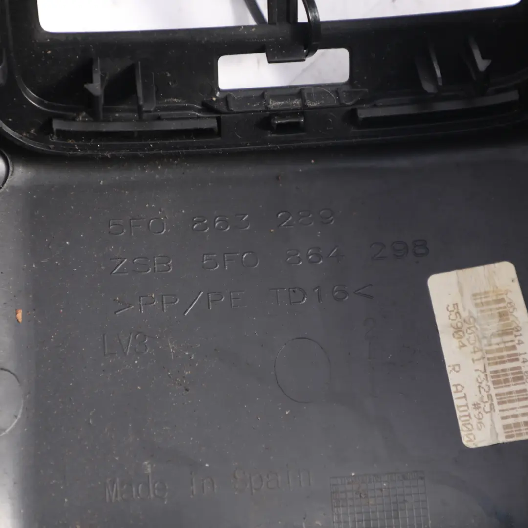 Mk3 5F Centre Console Rear Air Vent Grill Panel Cover Trim to Seat Leon with Part number 5F0863289 Seat Leon Mk3 5F Centre Console Rear Air Vent Grill Panel Cover Trim - SKU 5F0864298 - Part number 5F0863289