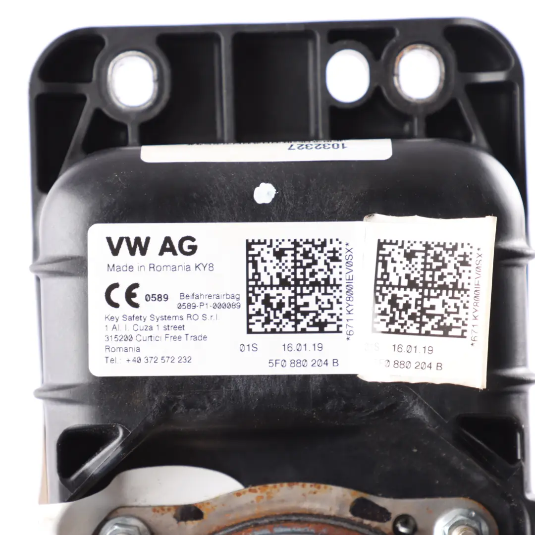 Seat Leon Mk3 Dashboard Dash Air Module Passenger's Side Unit - SKU 5F0880204B - Part number 5F0880204B