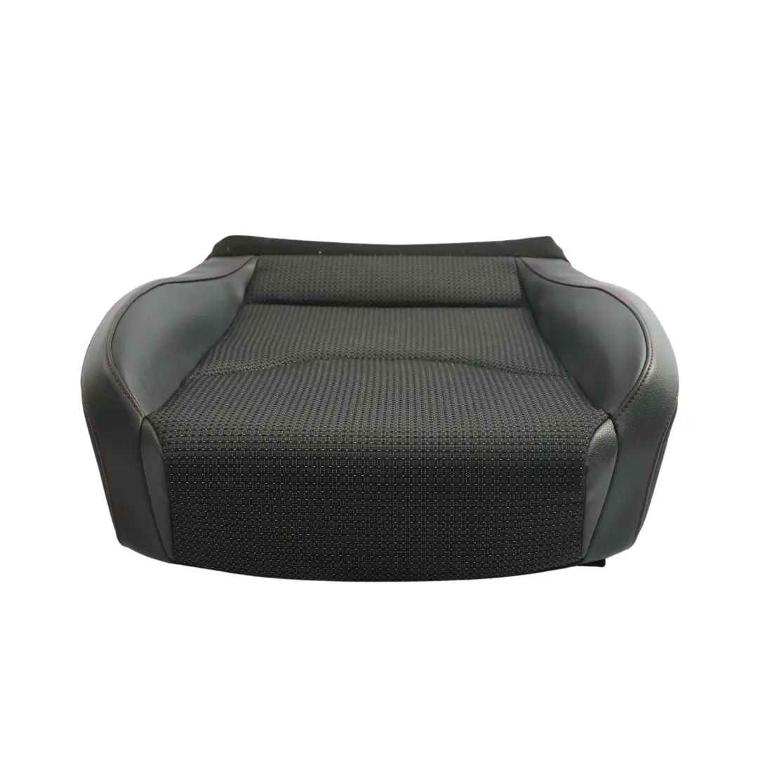 Seat Leon 5F FR Base De Siège Cuir Tissu Noir Surpiqûres Rouges Avant Gauche - SKU 5F0881405AS - Numéro de pièce 5F0881405AS