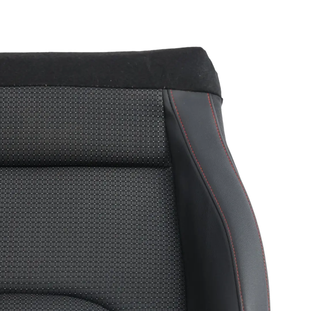 Seat Leon 5F FR Seat Base Leather Fabric Black Red Stitching Front Left N/S - SKU 5F0881405AS - Part number 5F0881405AS