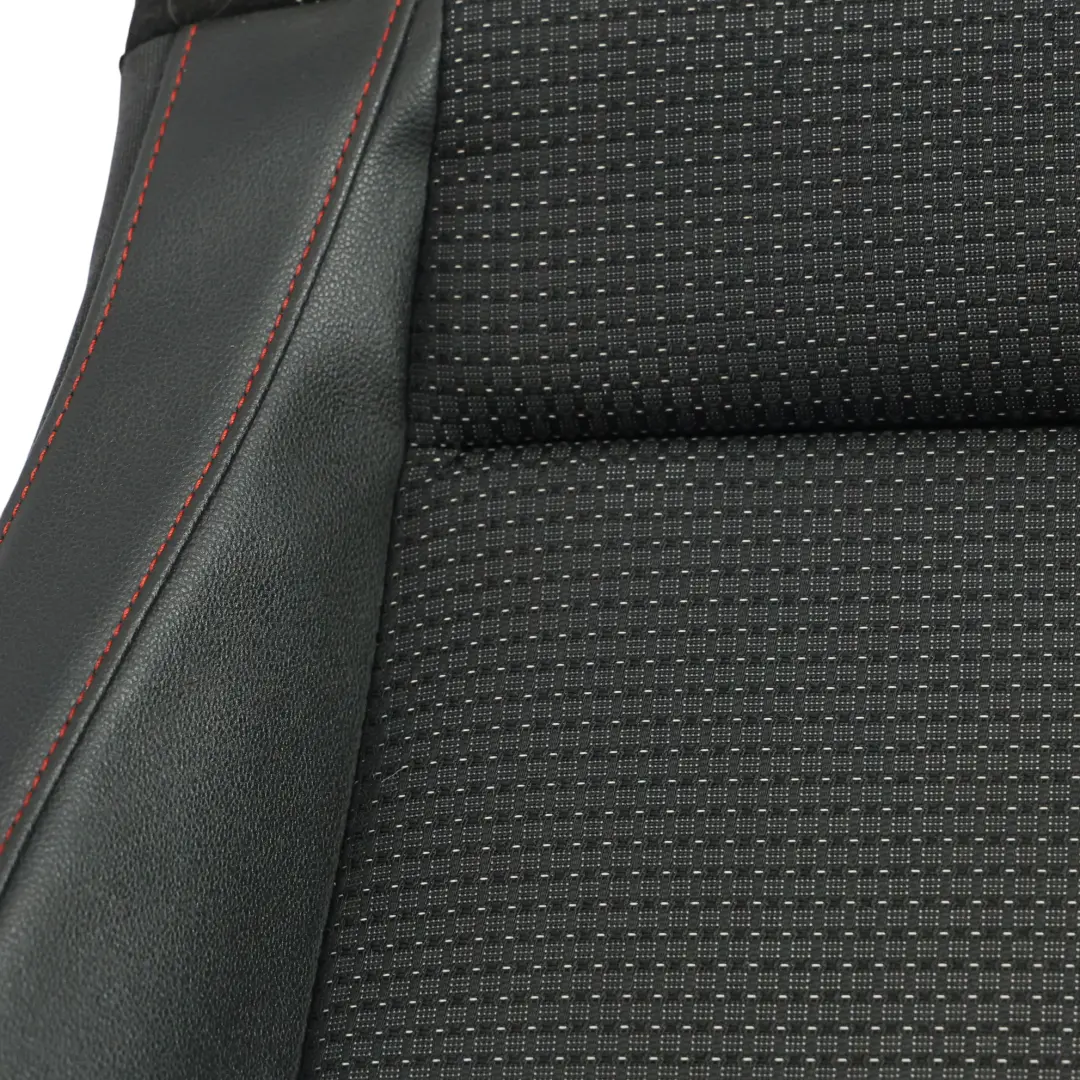 Seat Leon 5F FR Asiento Base Asiento Tela Cuero Negro Costuras Rojas Izquierdo - SKU 5F0881405AS - Número de pieza 5F0881405AS