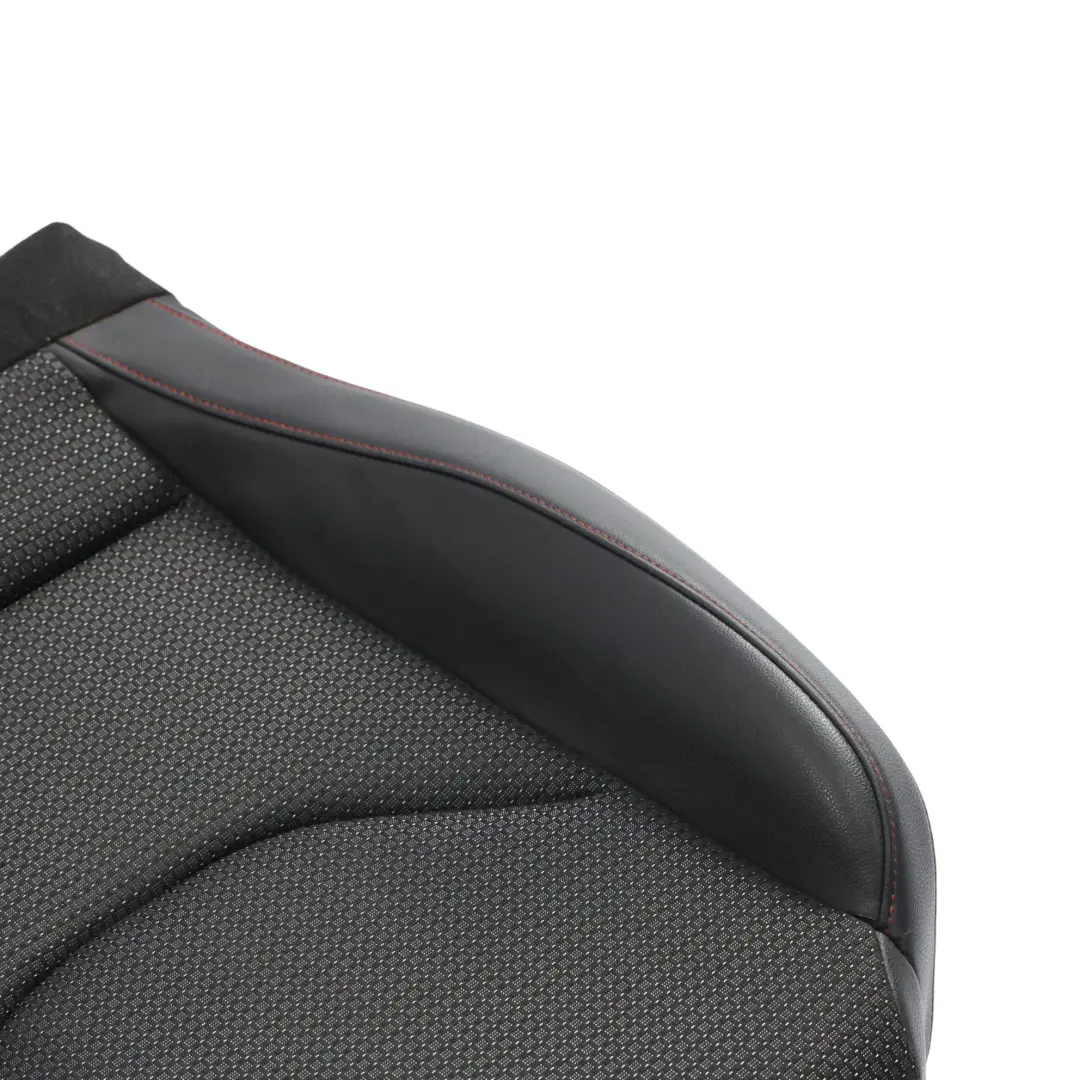 5F FR Seat Base Leather Fabric Black Red Stitching Front Left N/S to Seat Leon with Part number 5F0881405AS Seat Leon 5F FR Seat Base Leather Fabric Black Red Stitching Front Left N/S - SKU 5F0881405AS - Part number 5F0881405AS
