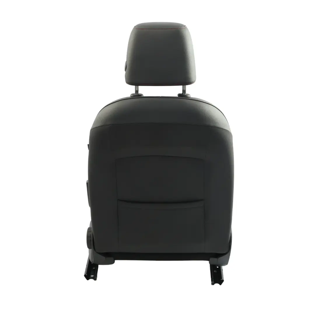 Seat Leon Mk3 5F Seat Front Left N/S Leather Fabric Cloth Black Red Stitching - SKU 5F0881805HL-1 - Part number 5F0881805HL