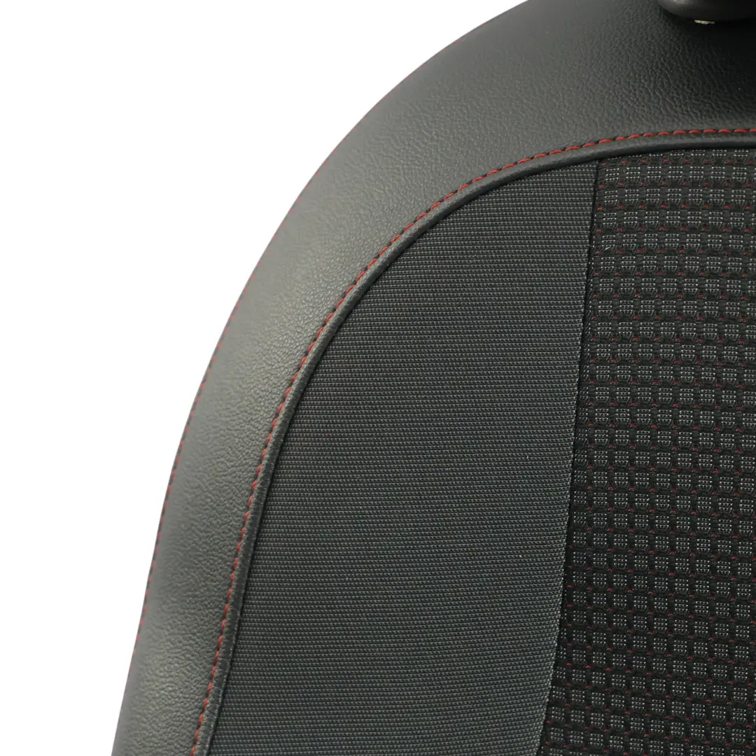 Seat Leon Mk3 5F Seat Front Left N/S Leather Fabric Cloth Black Red Stitching - SKU 5F0881805HL-1 - Part number 5F0881805HL