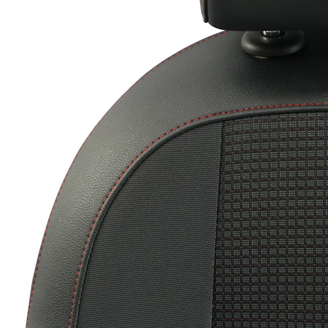 Seat Leon Mk3 5F Seat Front Right O/S Leather Fabric Cloth Black Red Stitching - SKU 5F0881806HL-1 - Part number 5F0881806HL