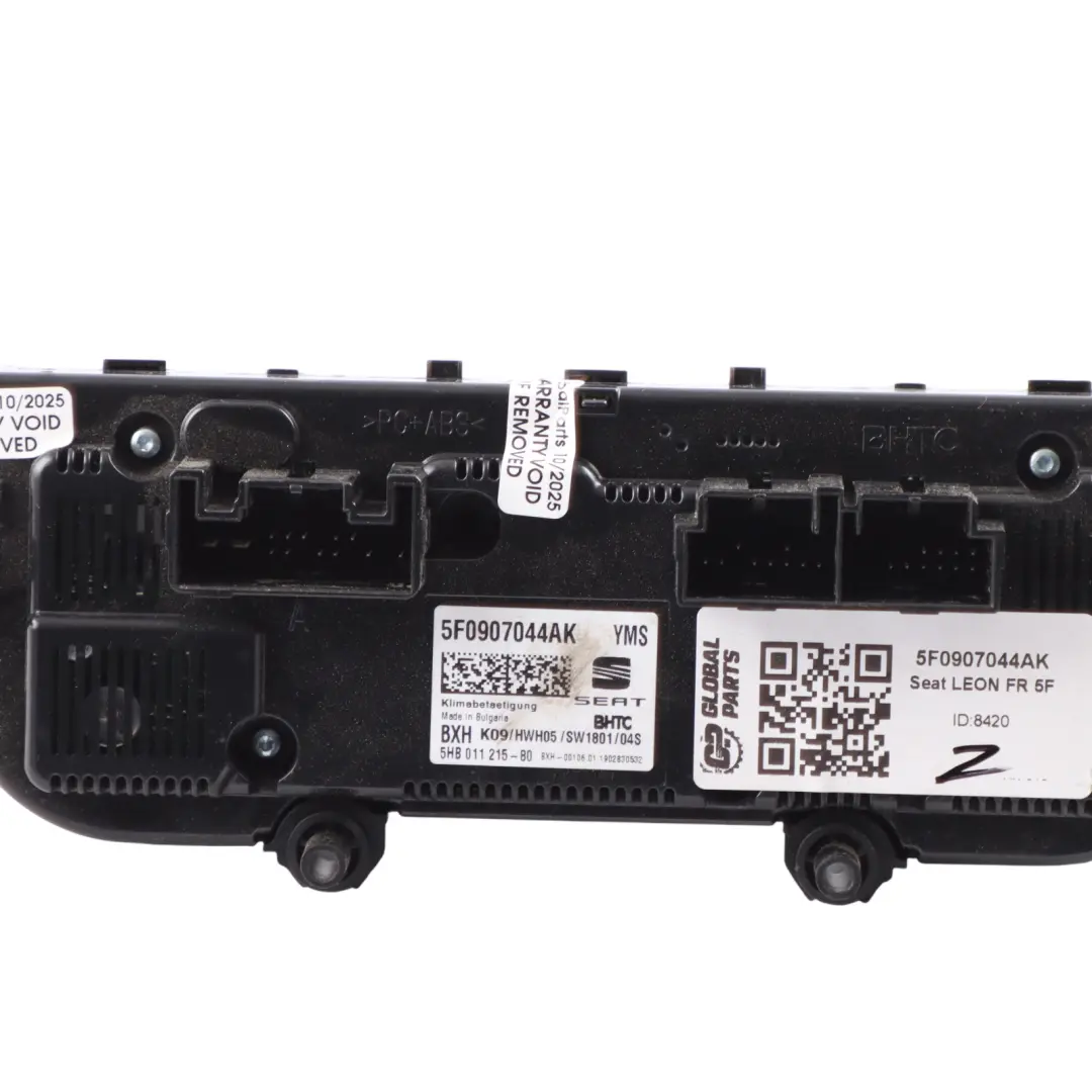 Seat Leon FR 5F Heater Switch A/C Climate Control Panel Button - SKU 5F0907044AK - Part number 5F0907044AK