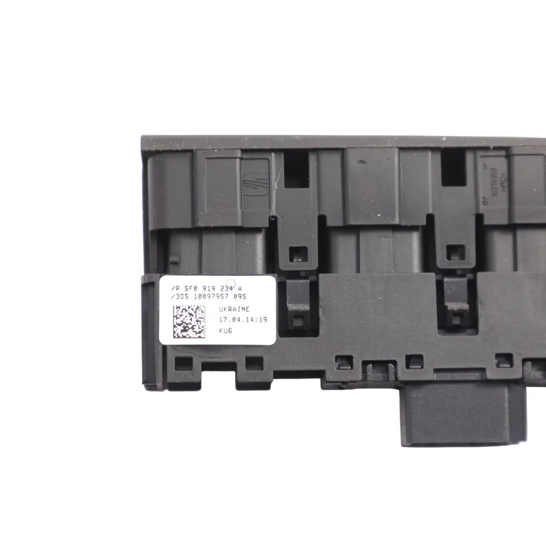 Seat Leon Mk3 Passenger Air Module Switch Deactivation Button - SKU 5F0919234A - Part number 5F0919234A