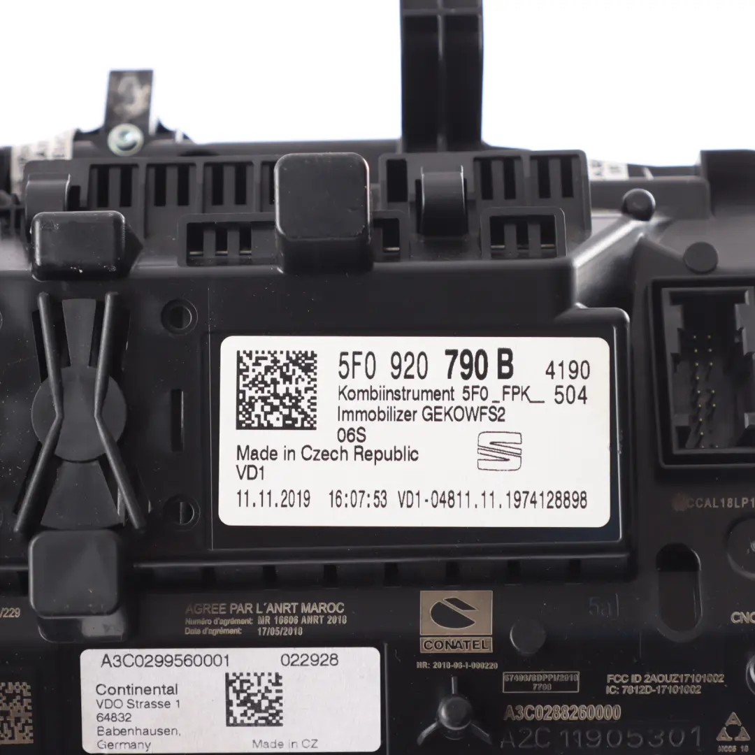 Mk1 Digital Display Speedometer Speedo Instrument Cluster to Seat Ateca with Part number 5F0920790B Seat Ateca Mk1 Digital Display Speedometer Speedo Instrument Cluster - SKU 5F0920790B - Part number 5F0920790B