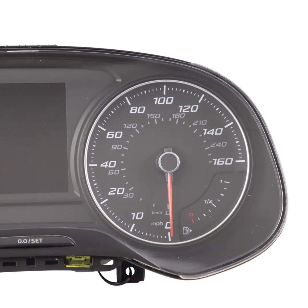 Mk3 5F Speedometer Instrument Cluster Automatic Petrol to Seat Leon with Part number 5F0920950E Seat Leon Mk3 5F Speedometer Instrument Cluster Automatic Petrol - SKU RHD-5F0920950E - Part number 5F0920950E