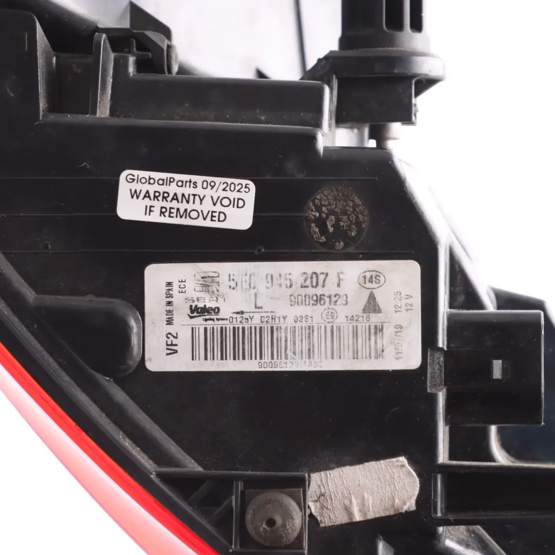 Mk3 Rear Tail Light Lamp Outer Left N/S Passenger Side to Seat Leon with Part number 5F0945207F Seat Leon Mk3 Rear Tail Light Lamp Outer Left N/S Passenger Side - SKU 5F0945207F - Part number 5F0945207F