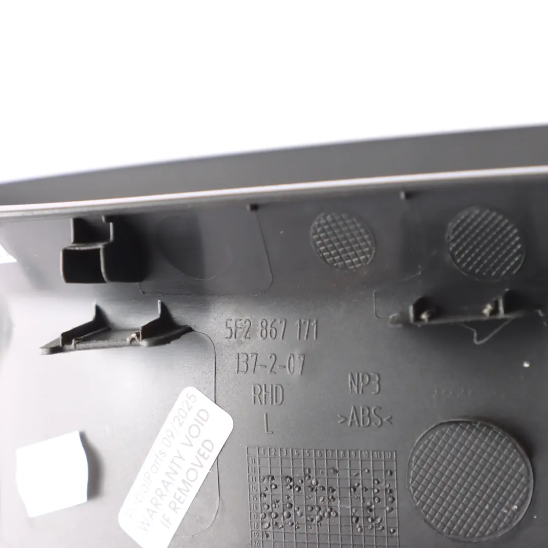 5F Front Door Handle Window Switch Cover Trim Left N/S to Seat Leon with Part number 5F2867171 Seat Leon 5F Front Door Handle Window Switch Cover Trim Left N/S - SKU RHD-5F2867171 - Part number 5F2867171