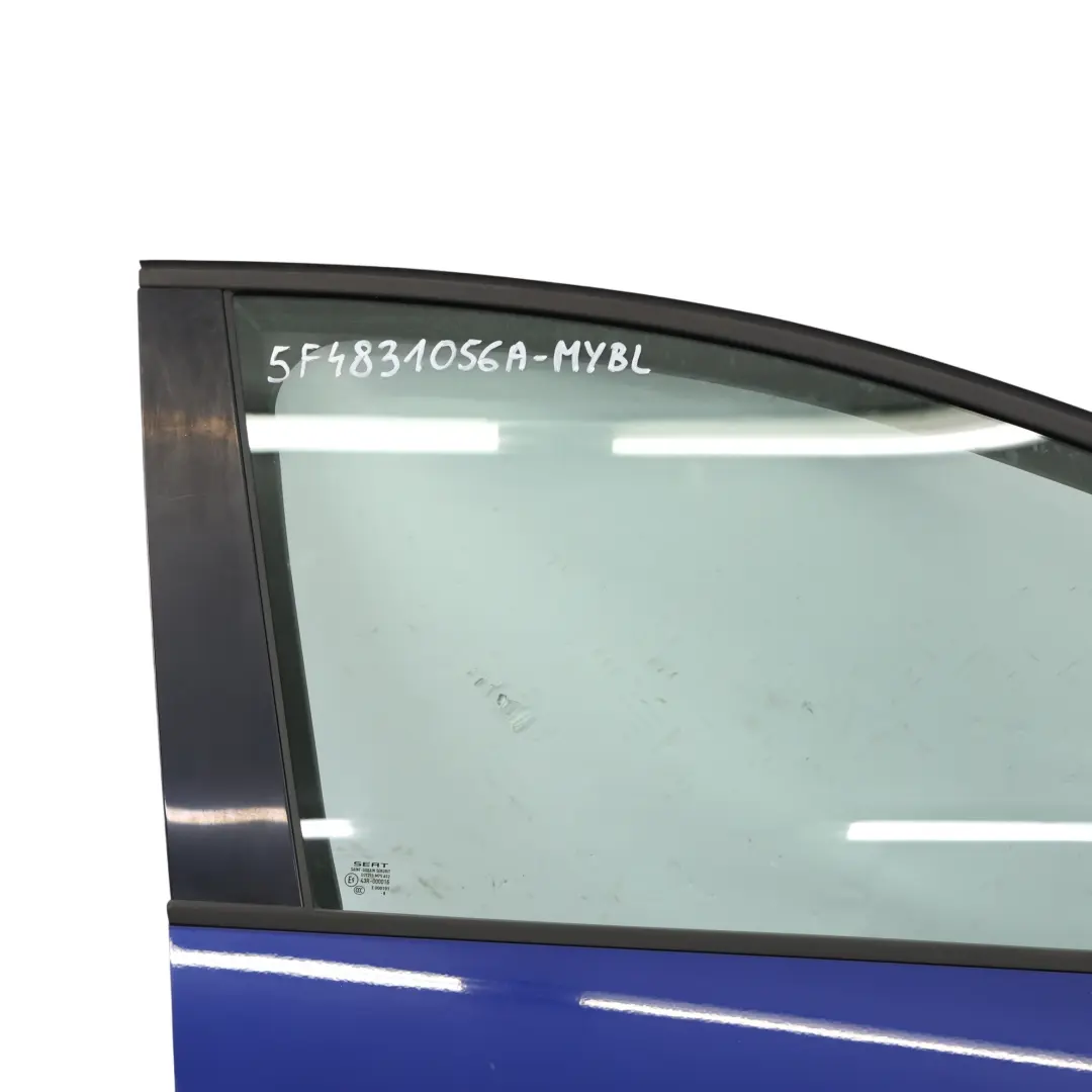Seat Leon 3 Tür Vorne Rechts Mystery Blue Perleffekt - W5L - SKU 5F4831056A-MYBL - Teilenummer 5F4831056A