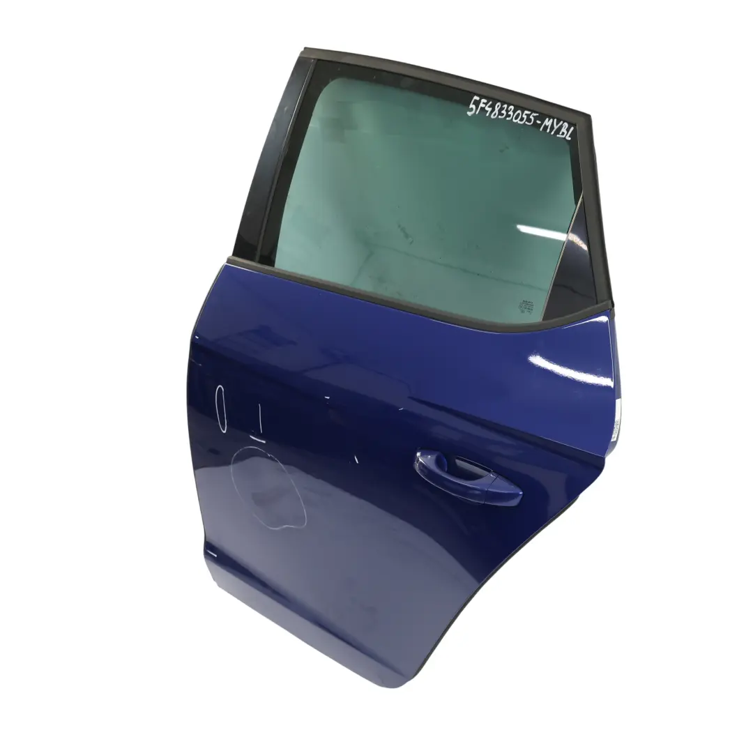 Seat Leon Mk3 Puerta Trasera Izquierda Mystery Blue Perla - W5L - SKU 5F4833055-MYBL - Número de pieza 5F4833055