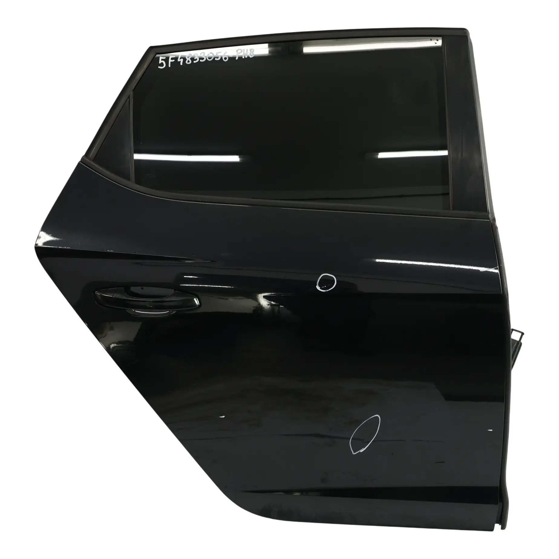 Seat Leon Mk3 Drzwi Prawe Tylne Phantom Black Czarny - Z9Y