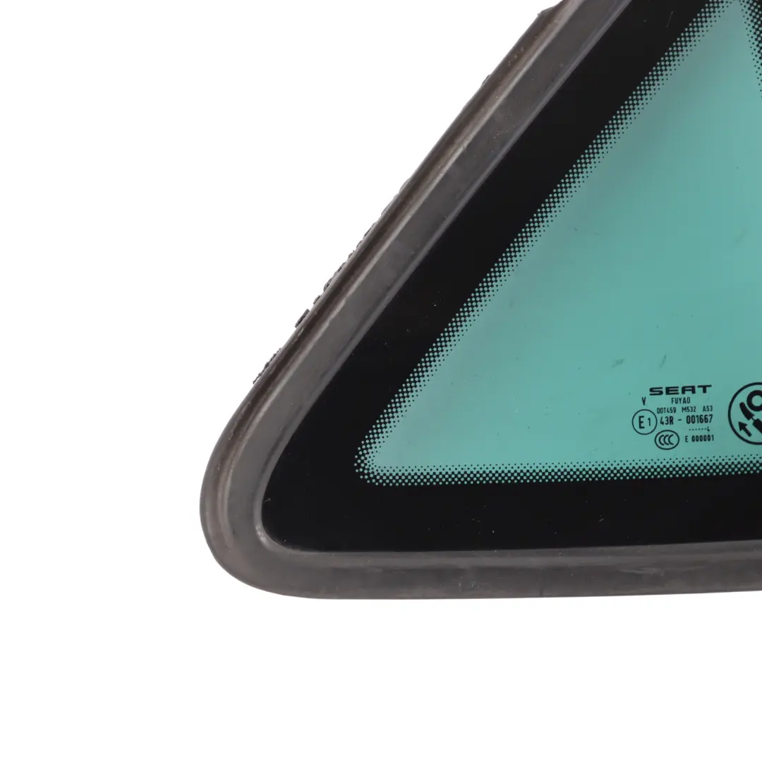Seat Leon Mk3 5F Door Quarter Window Rear Right O/S Tinted Glass AS3 - SKU 5F4845042J - Part number 5F4845042J