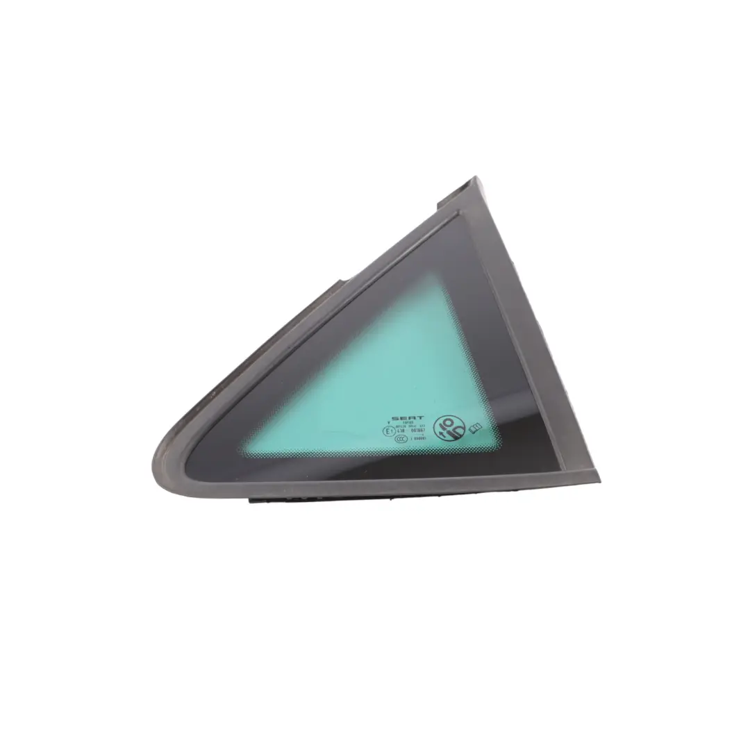 Mk3 5F Puerta Cuarto Ventana Trasera Derecha Cristal AS3 para Seat Leon con número de pieza 5F4845042J Seat Leon Mk3 5F Puerta Cuarto Ventana Trasera Derecha Cristal AS3 - SKU 5F4845042J - Número de pieza 5F4845042J