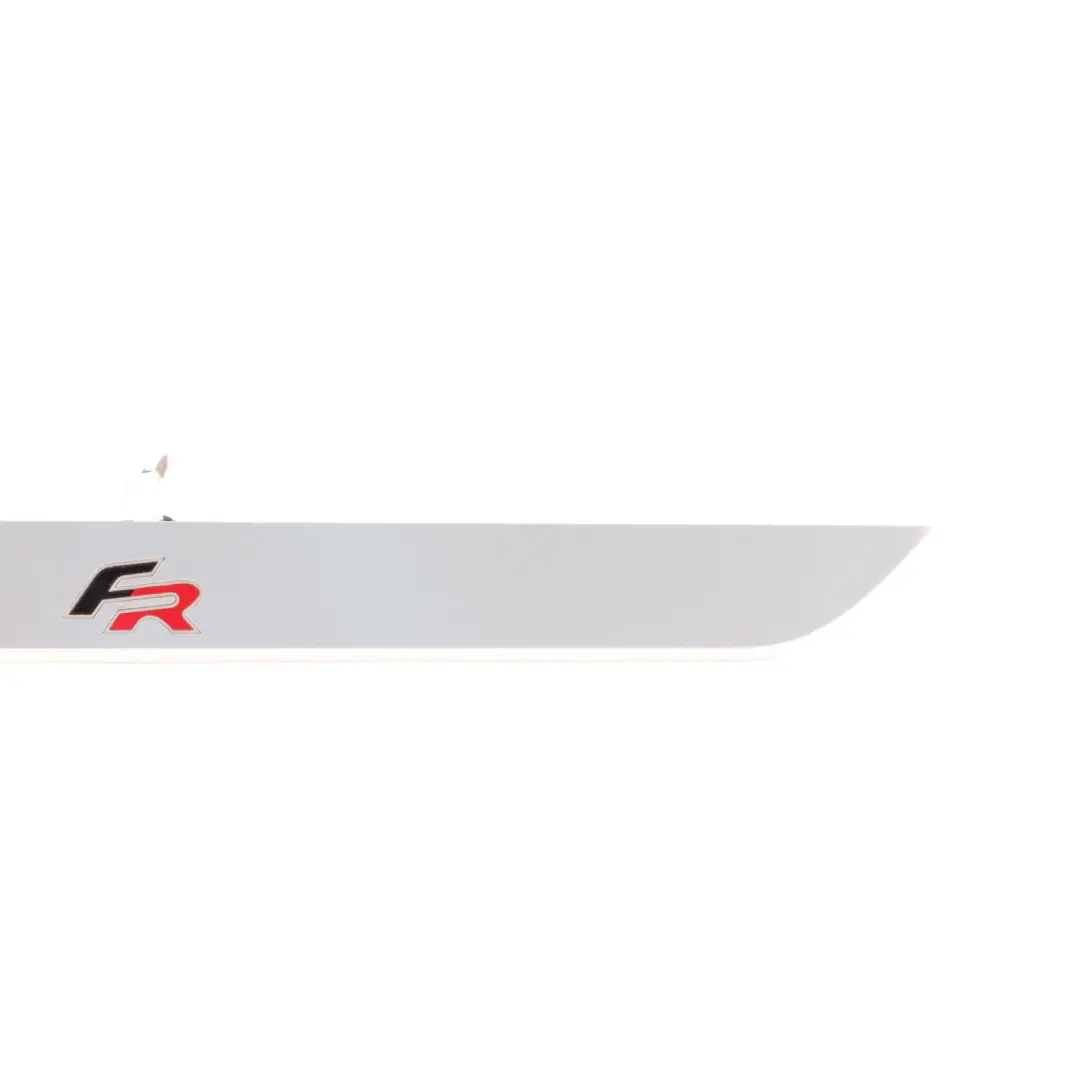 Mk3 Ateca FR Front Door Sill Kick Plate Illuminated N/O/S to Seat Leon with Part number 5F4947417A Seat Leon Mk3 Ateca FR Front Door Sill Kick Plate Illuminated N/O/S - SKU 5F4947417A - Part number 5F4947417A