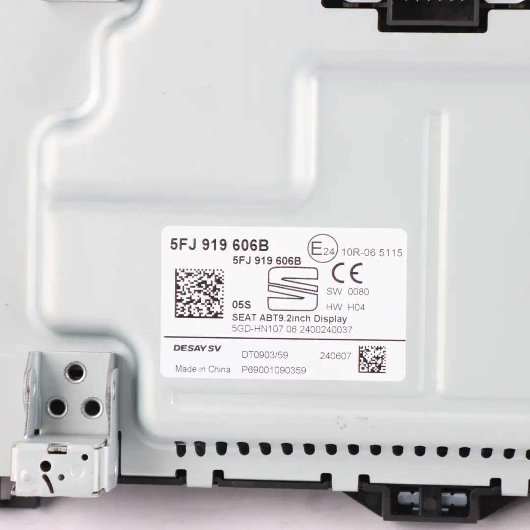 Seat Ibiza Mk5 Dashboard Onboard Screen Monitor Touchscreen Display - SKU 5FJ919606B - Part number 5FJ919606B