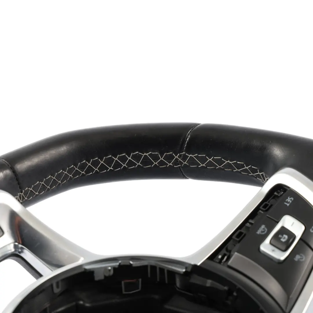 Volkswagen Golf Mk7 GTD Steering Wheel Black Leather Multifunction - SKU 5G0419091AQ - Part number 5G0419091AQ