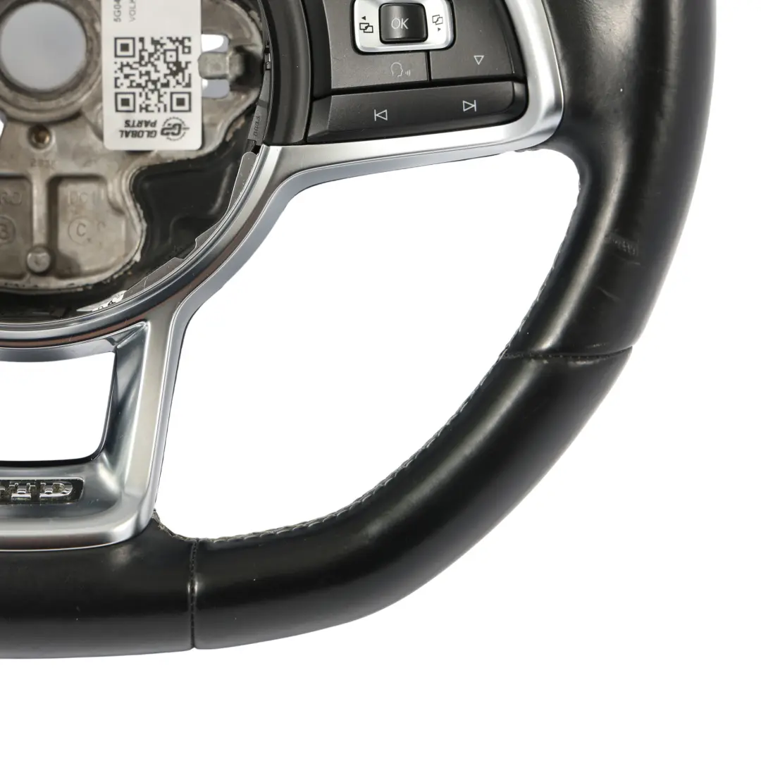 Volkswagen Golf Mk7 GTD Steering Wheel Black Leather Multifunction - SKU 5G0419091AQ - Part number 5G0419091AQ