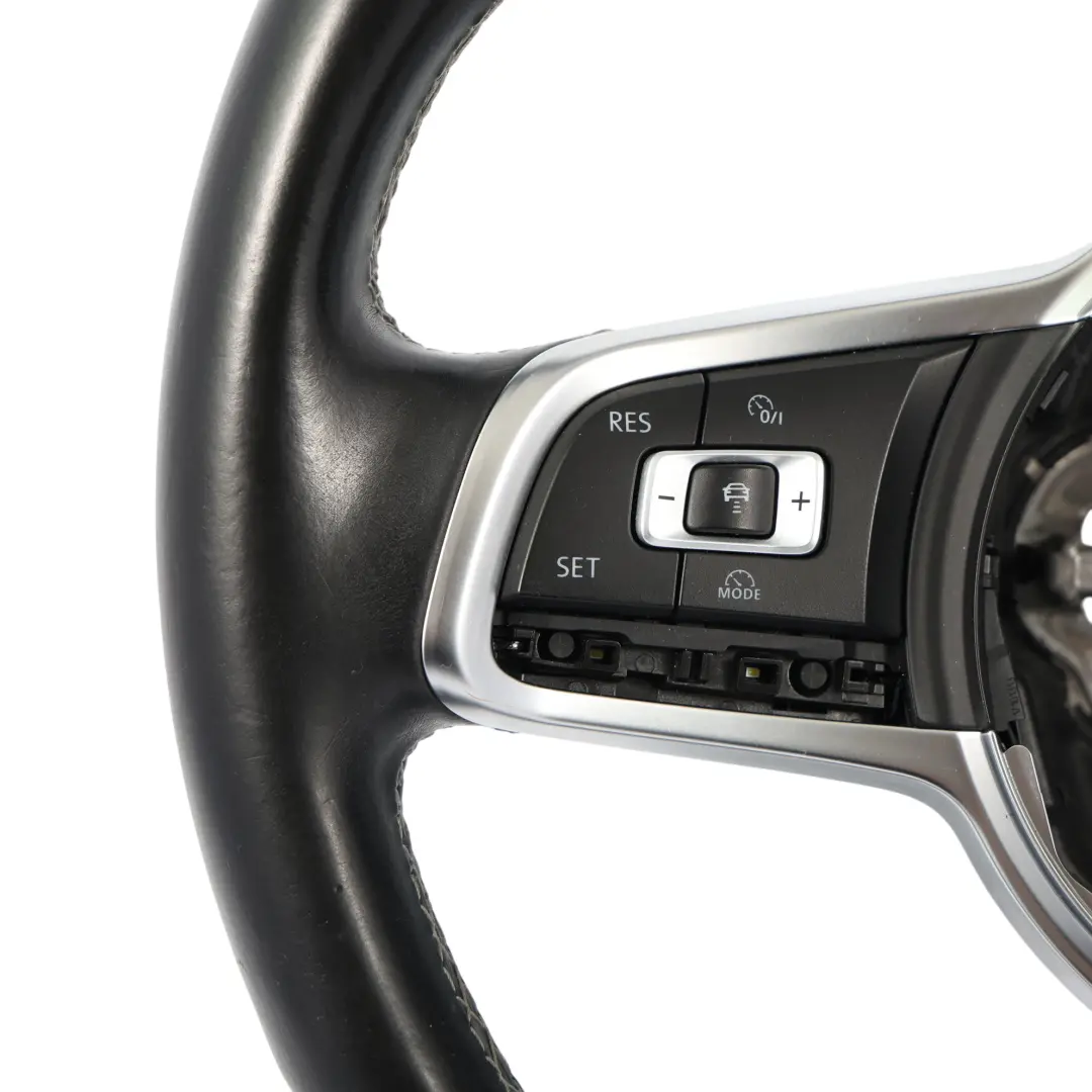 Steering Wheel Black Leather Multifunction to Volkswagen Golf Mk7 GTD with Part number 5G0419091AQ Volkswagen Golf Mk7 GTD Steering Wheel Black Leather Multifunction - SKU 5G0419091AQ - Part number 5G0419091AQ