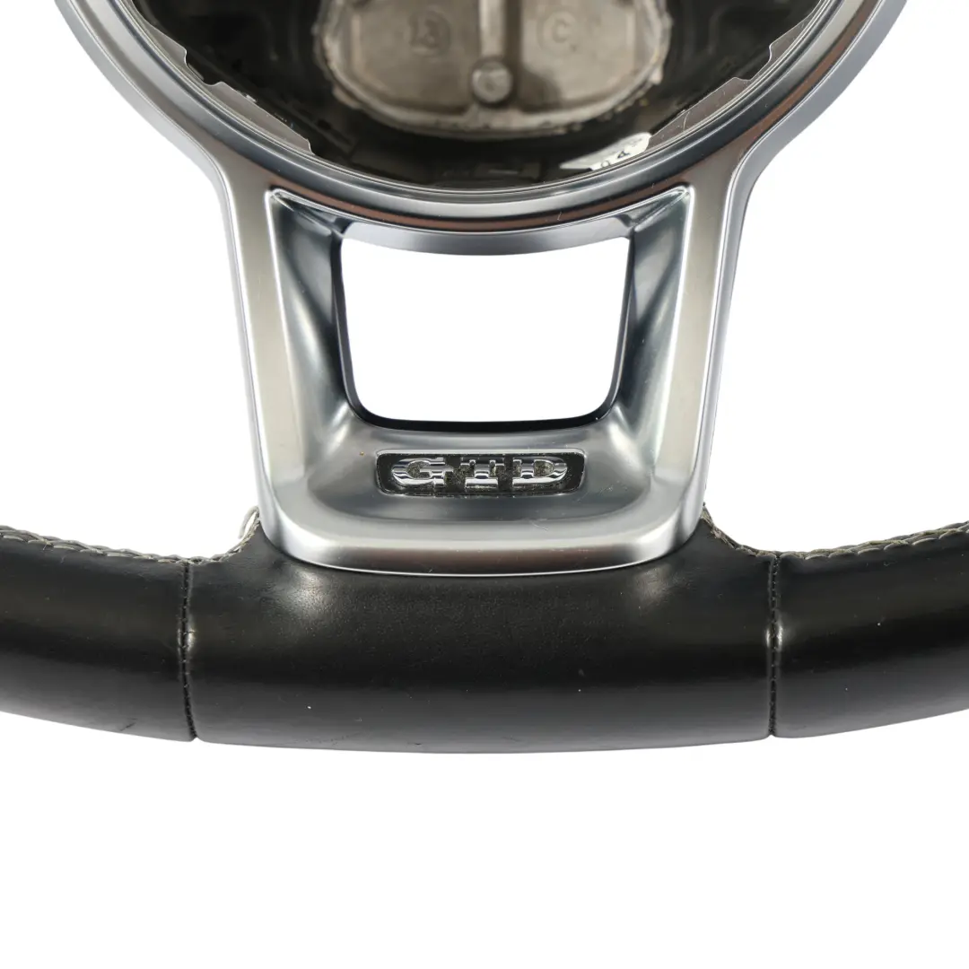 Steering Wheel Black Leather Multifunction to Volkswagen Golf Mk7 GTD with Part number 5G0419091AQ Volkswagen Golf Mk7 GTD Steering Wheel Black Leather Multifunction - SKU 5G0419091AQ - Part number 5G0419091AQ