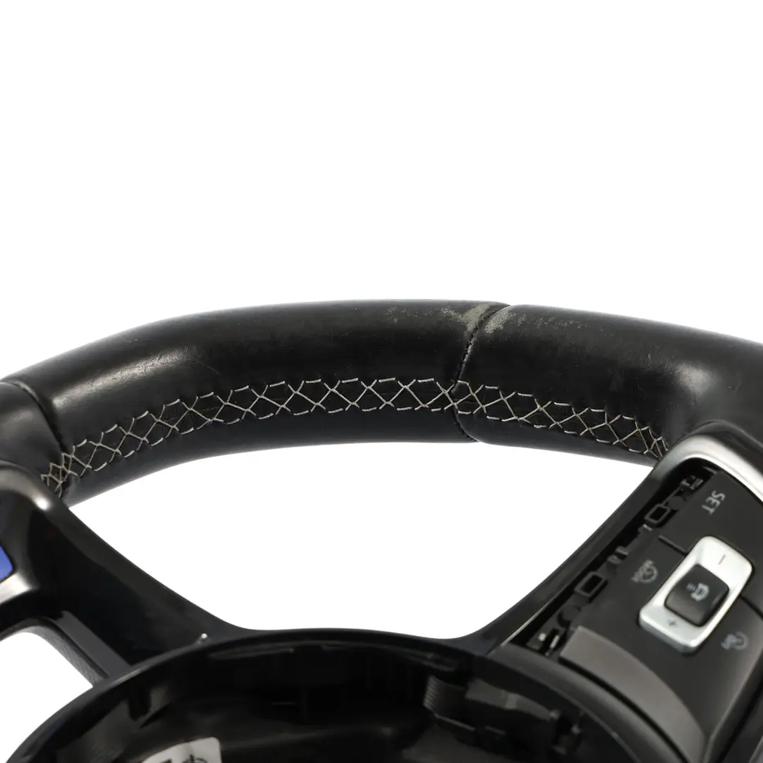 Volkswagen Golf Mk7 R Kierownica Czarna Skóra Łopatki - SKU 5G0419091CN - Numer Części 5G0419091CN