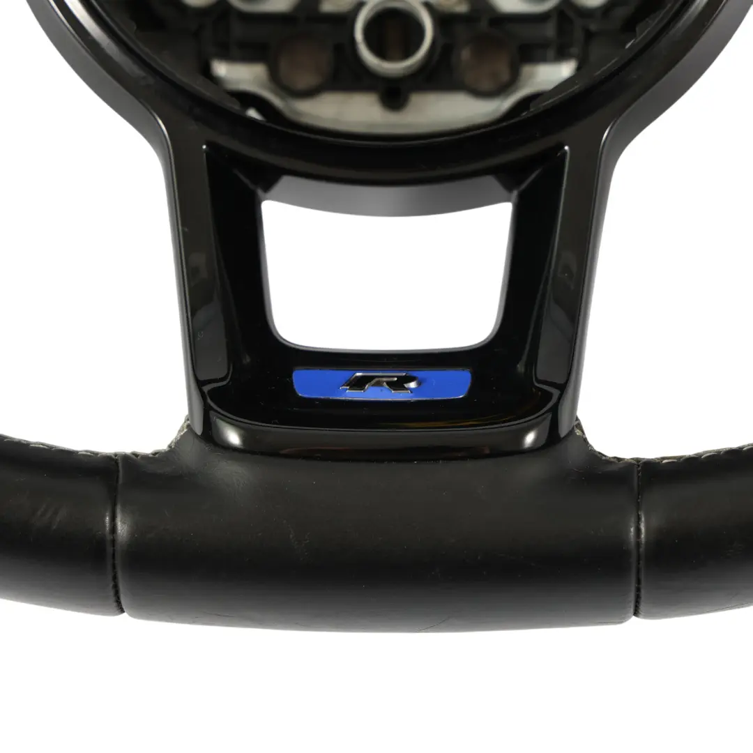 Lenkrad Schwarz Leder Schaltwippen für Volkswagen Golf Mk7 R mit Teilenummer 5G0419091CN Volkswagen Golf Mk7 R Lenkrad Schwarz Leder Schaltwippen - SKU 5G0419091CN - Teilenummer 5G0419091CN