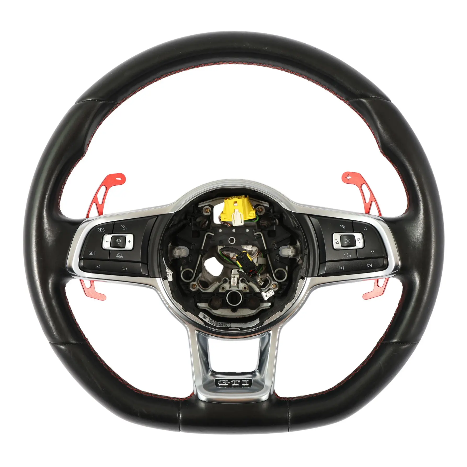 Volkswagen Golf Mk7 GTI Steering Wheel Black Leather Paddle Shift 5G0419091R