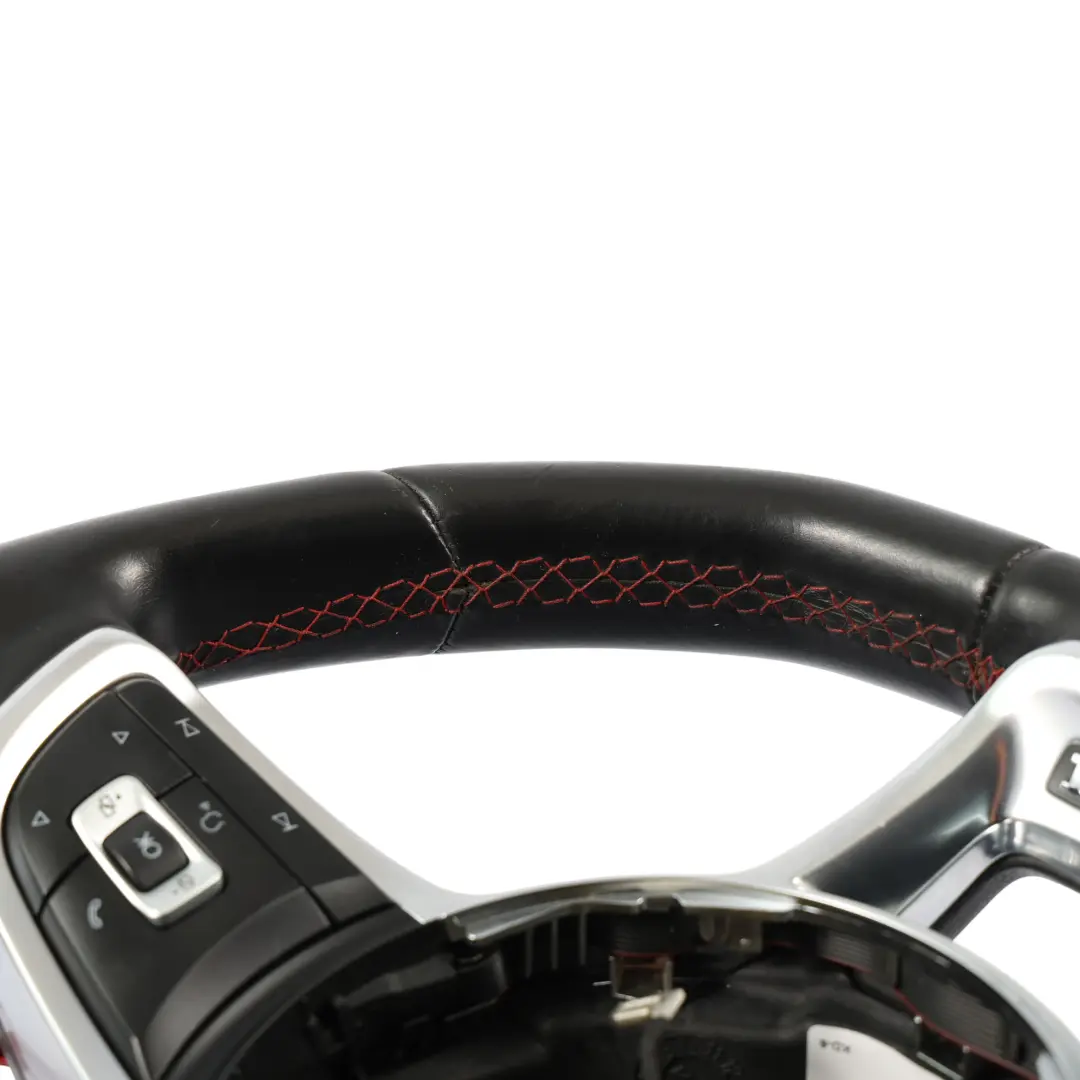 Lenkrad Schwarz Leder Schaltwippen für Volkswagen Golf Mk7 GTI mit Teilenummer 5G0419091R Volkswagen Golf Mk7 GTI Lenkrad Schwarz Leder Schaltwippen - SKU 5G0419091R - Teilenummer 5G0419091R