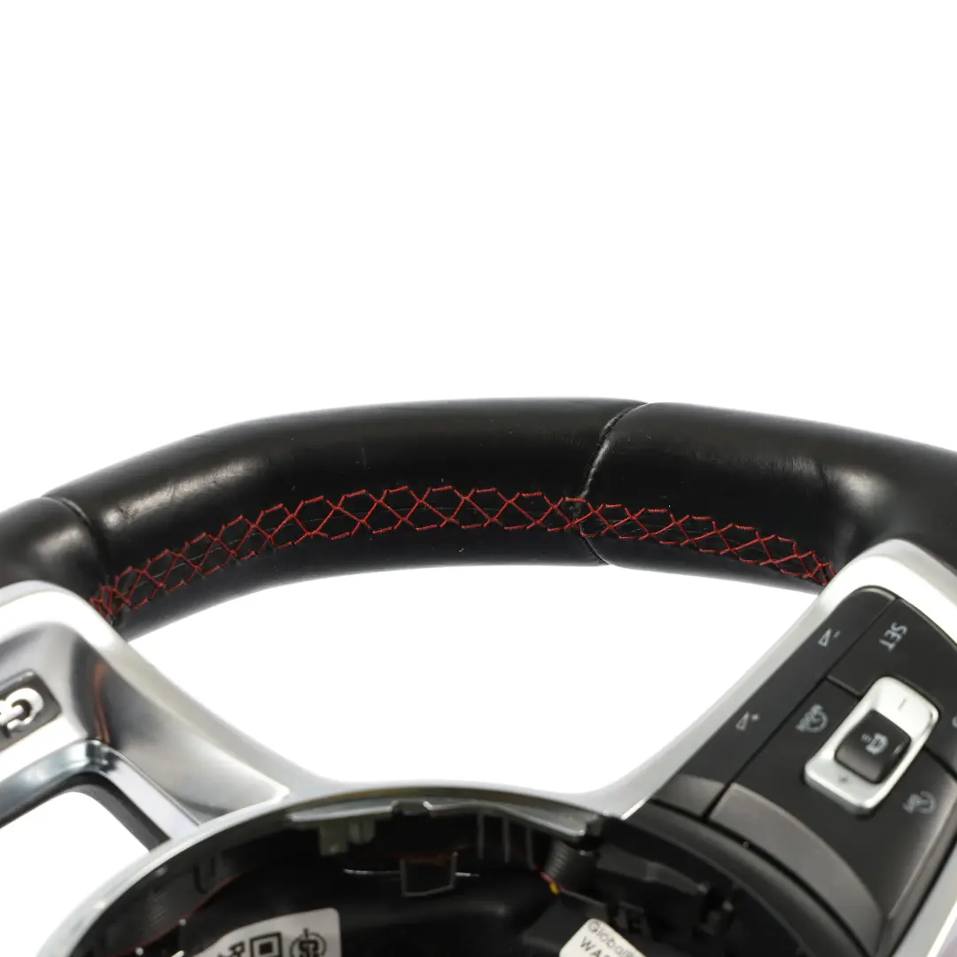 Volkswagen Golf Mk7 GTI Steering Wheel Black Leather Paddle Shift - SKU 5G0419091R - Part number 5G0419091R
