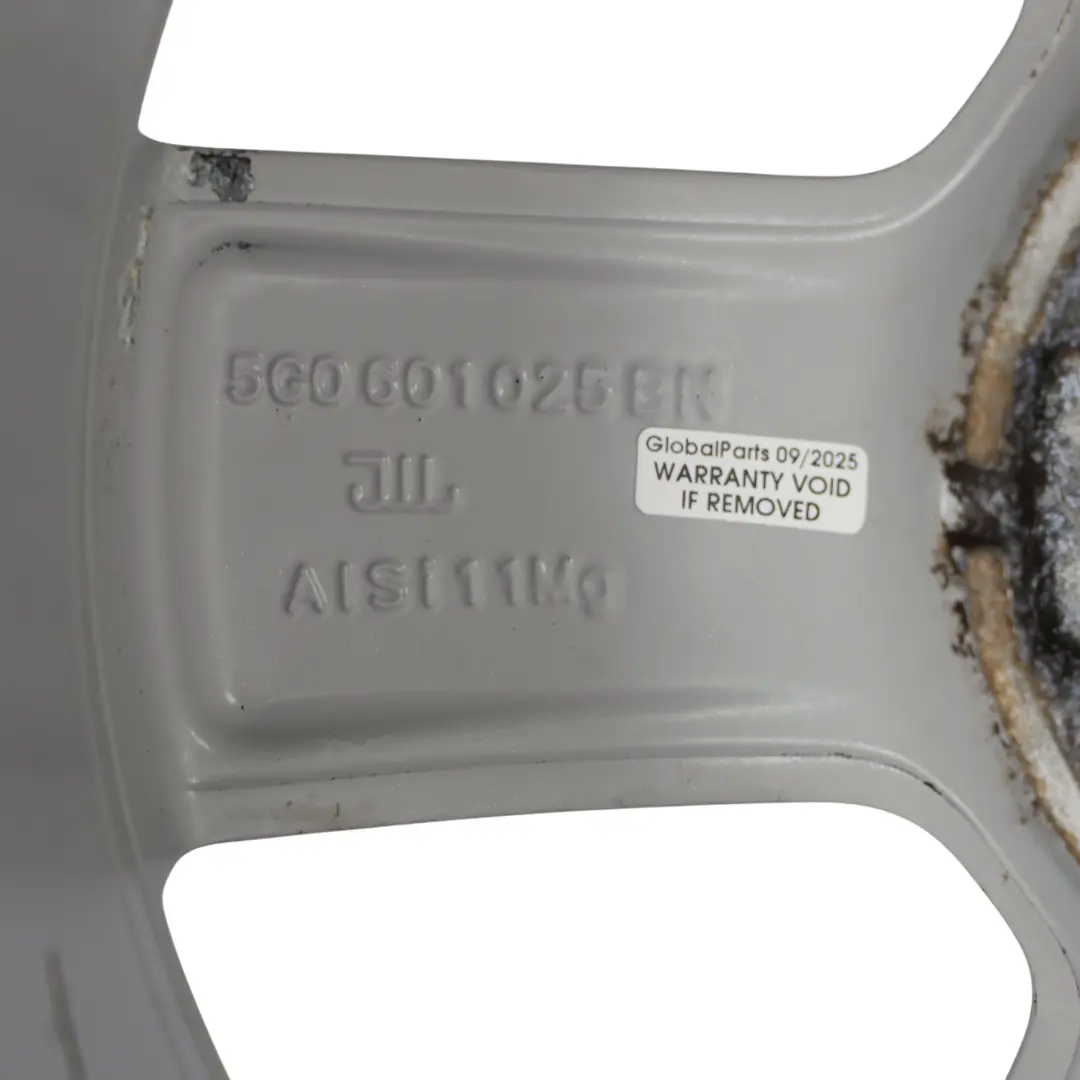 Alloy Rim Silver 16" 6.5J ET:46 to Volkswagen Golf Mk7 Wheel with Part number 5G0601025BN Volkswagen Golf Mk7 Wheel Alloy Rim Silver 16" 6.5J ET:46 - SKU 5G0601025BN-3 - Part number 5G0601025BN