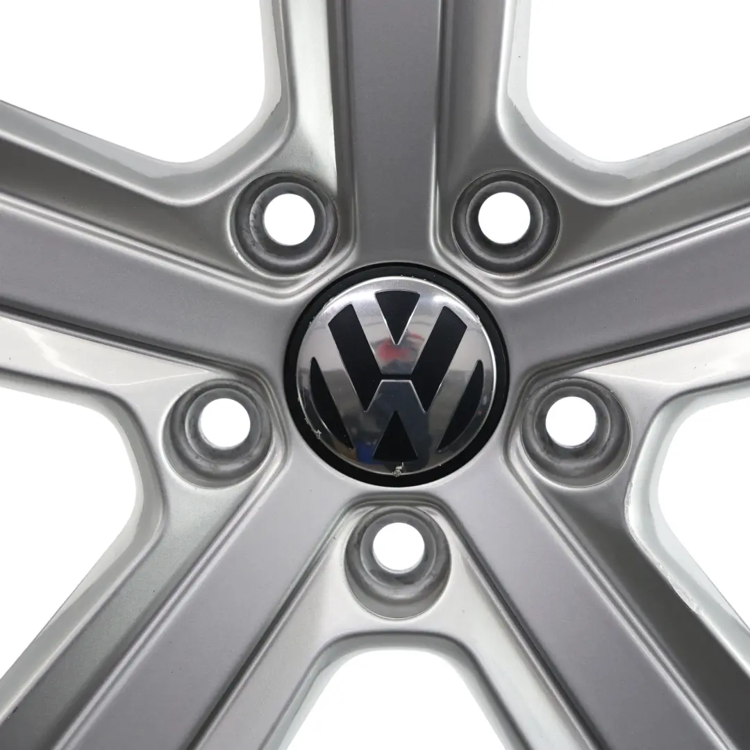 Alloy Rim Silver 16" 6.5J ET:46 to Volkswagen Golf Mk7 Wheel with Part number 5G0601025BN Volkswagen Golf Mk7 Wheel Alloy Rim Silver 16" 6.5J ET:46 - SKU 5G0601025BN-3 - Part number 5G0601025BN