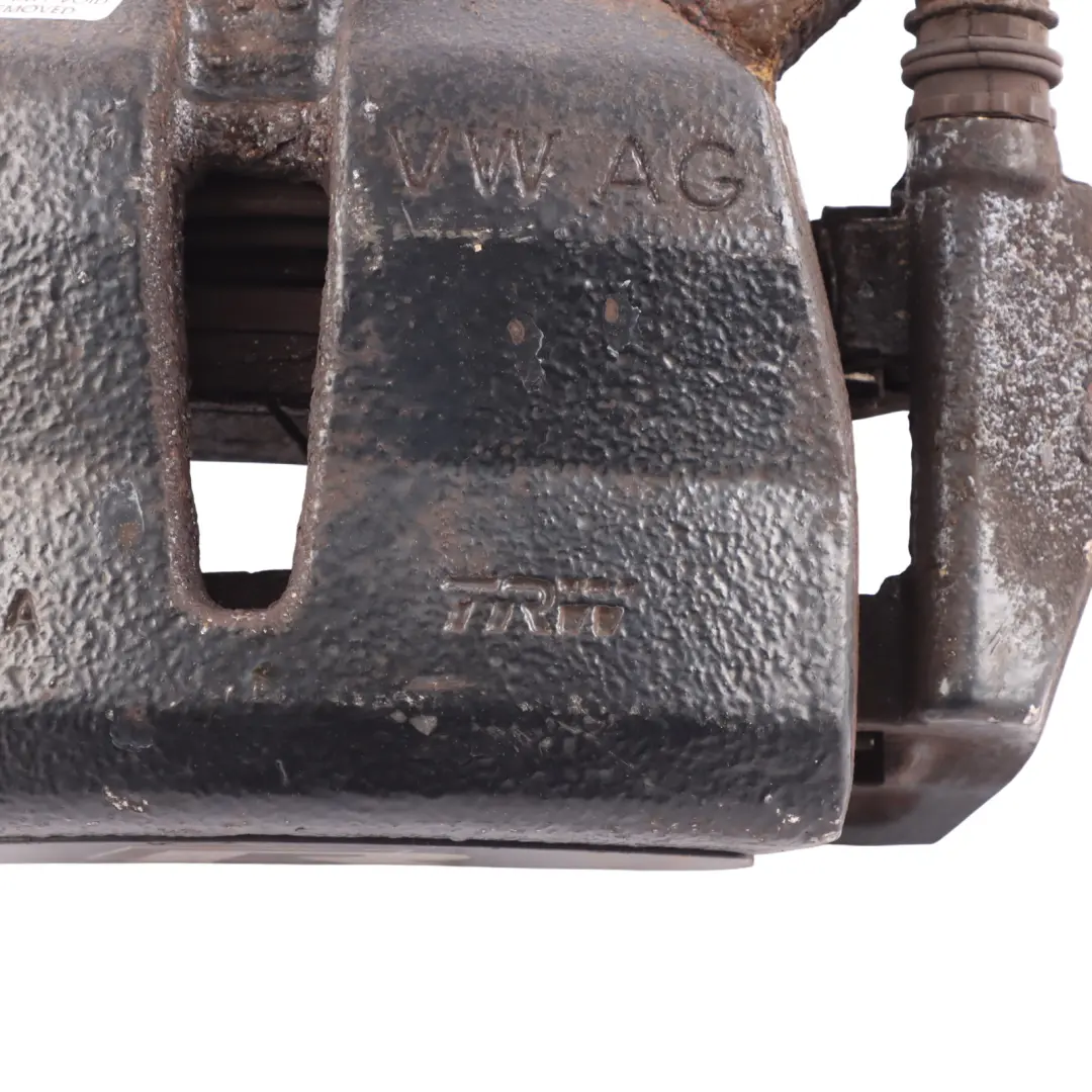 Volkswagen Golf R Mk7 Front Brake Caliper Housing Black Right O/S - SKU 5G0615124D-1 - Part number 5G0615124D