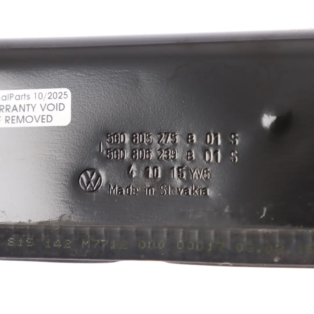 Volkswagen Golf VII R Front Slam Panel Cover Splash Water Box Upper - SKU 5G0805275B - Part number 5G0805275B