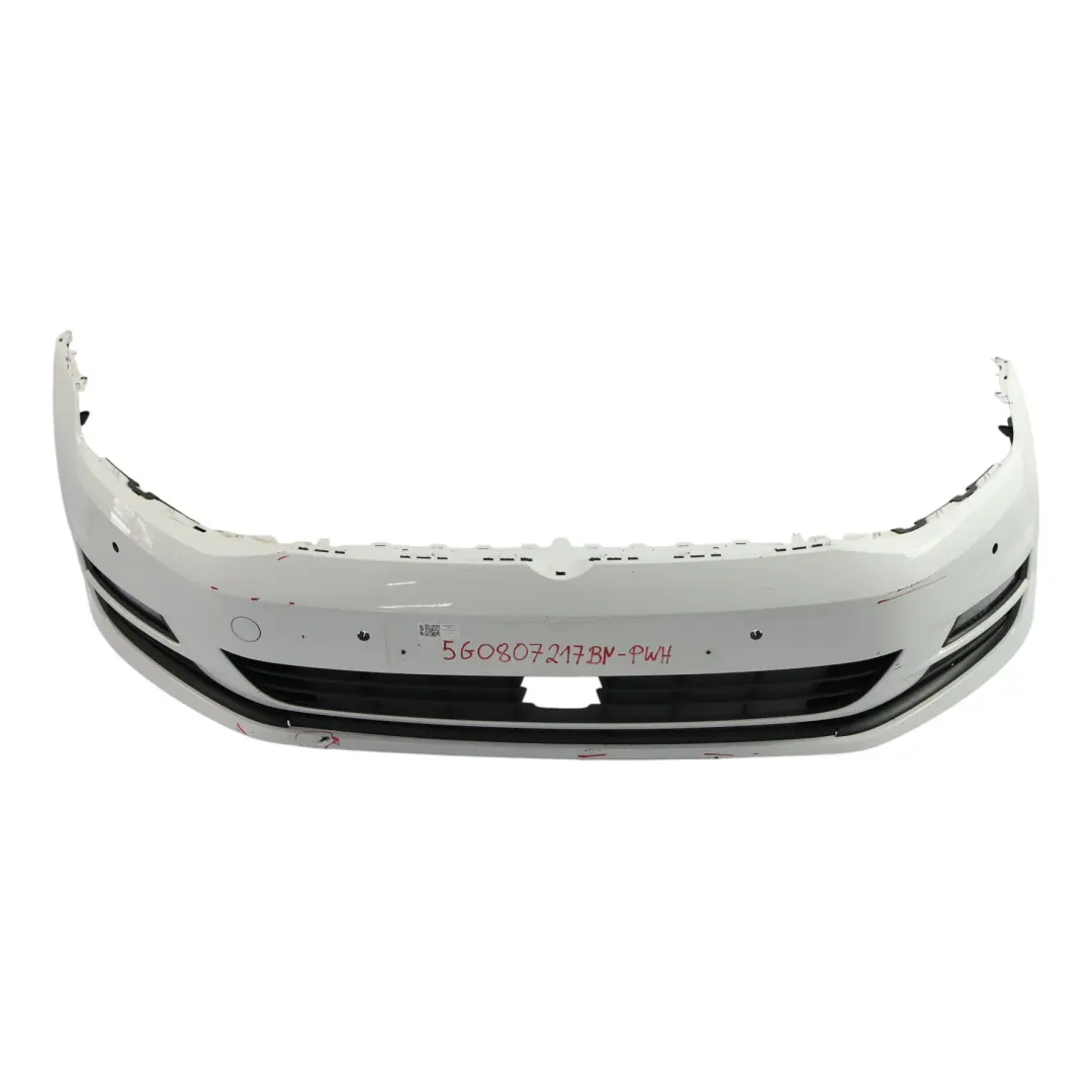 Volkswagen VW Golf 7 VII Zderzak Przedni Pure White Biały - C9A - SKU 5G0807217BN-PWH - Numer Części 5G0807217BN