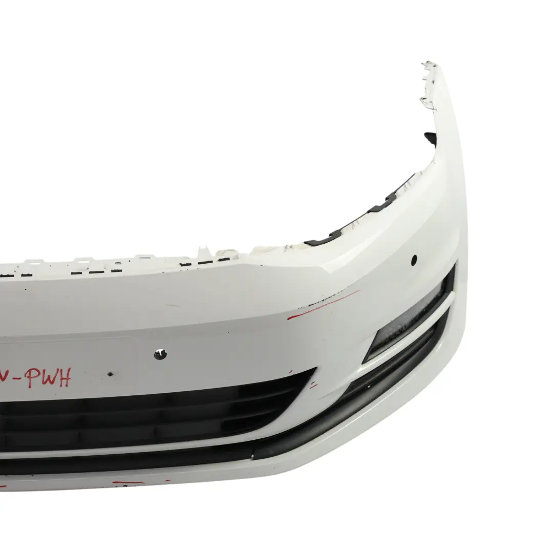 Volkswagen VW Golf 7 VII Zderzak Przedni Pure White Biały - C9A - SKU 5G0807217BN-PWH - Numer Części 5G0807217BN