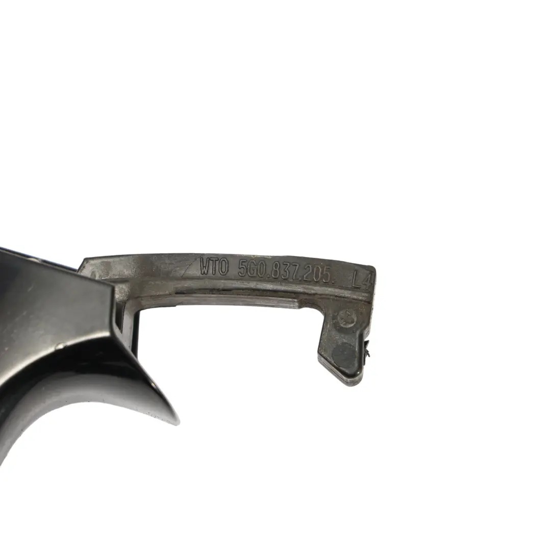 VW Volkswagen Golf Mk7 Outer Door Handle Front Left N/S Black - 041 - SKU 5G0837205N-BLC - Part number 5G0837205N