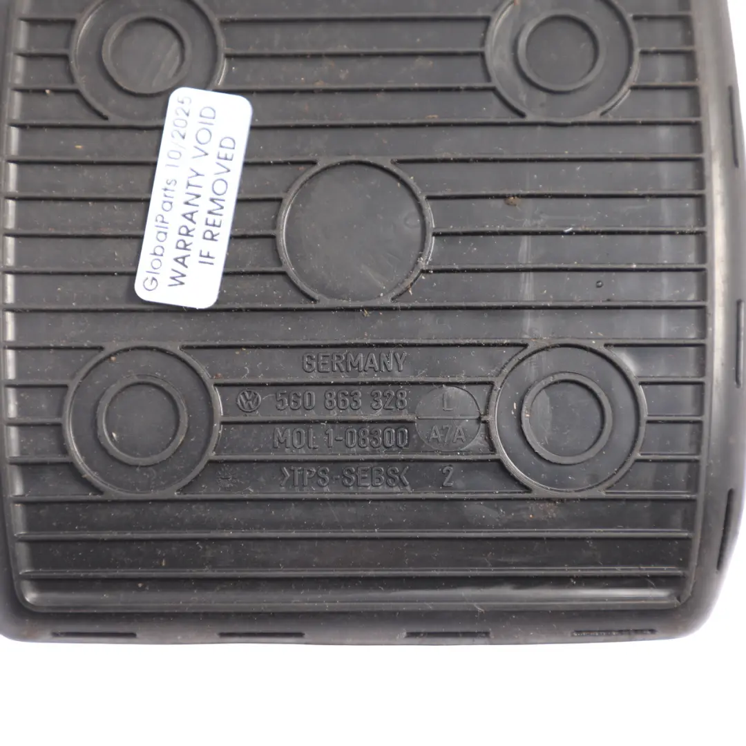 Volkswagen Golf Mk7 5G Inserto Vano Portaoggetti Tappetino Gomma - SKU 5G0863328L - Numero di parte 5G0863328L