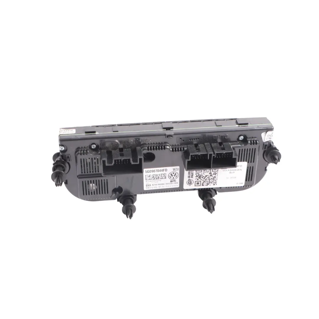 A/C Heater Control Panel Switch Unit to Volkswagen VW Golf Mk7 with Part number 5G0907044FD Volkswagen VW Golf Mk7 A/C Heater Control Panel Switch Unit - SKU 5G0907044FD - Part number 5G0907044FD
