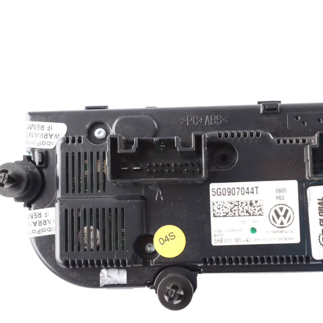 Volkswagen VW Golf Mk7 A/C Heater Control Panel Switch Unit - SKU 5G0907044T - Part number 5G0907044T