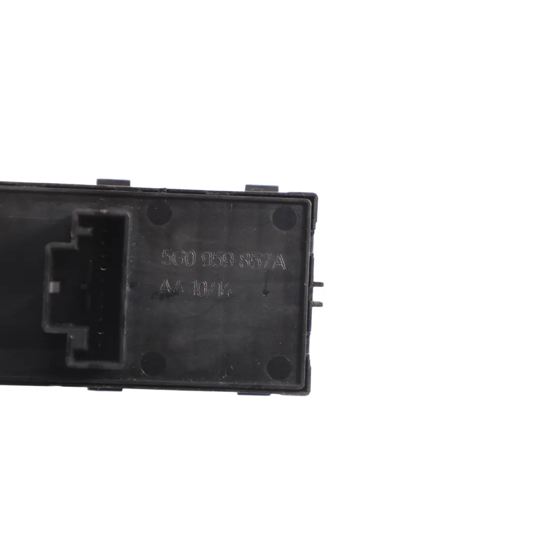 Door Window Regulator Switch Front Right O/S to Volkswagen VW Golf Mk7 with Part number 5G0959857A Volkswagen VW Golf Mk7 Door Window Regulator Switch Front Right O/S - SKU 5G0959857A - Part number 5G0959857A
