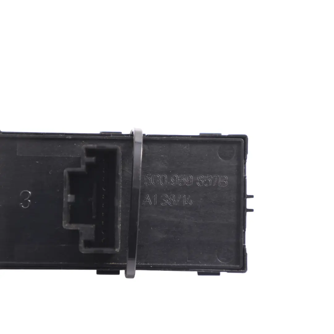 Door Window Regulator Switch Driver's Side to Volkswagen Golf VII Mk7 with Part number 5G0959857B Volkswagen Golf VII Mk7 Door Window Regulator Switch Driver's Side - SKU 5G0959857B - Part number 5G0959857B