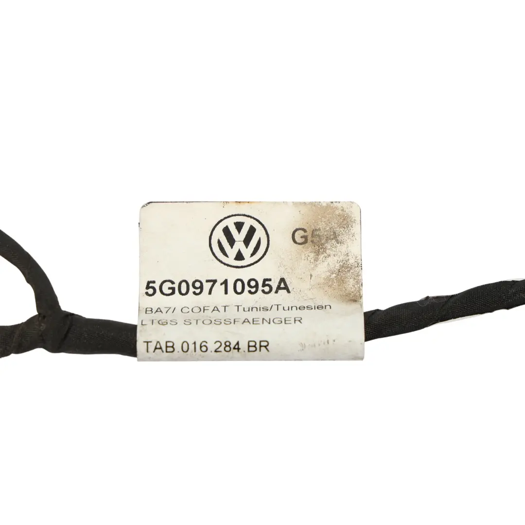 Wiązka Przewodów Czujników Parkowania Przód do Volkswagen Golf Mk7 o numerze 5G0971095A Volkswagen Golf Mk7 Wiązka Przewodów Czujników Parkowania Przód - SKU 5G0971095A - Numer Części 5G0971095A