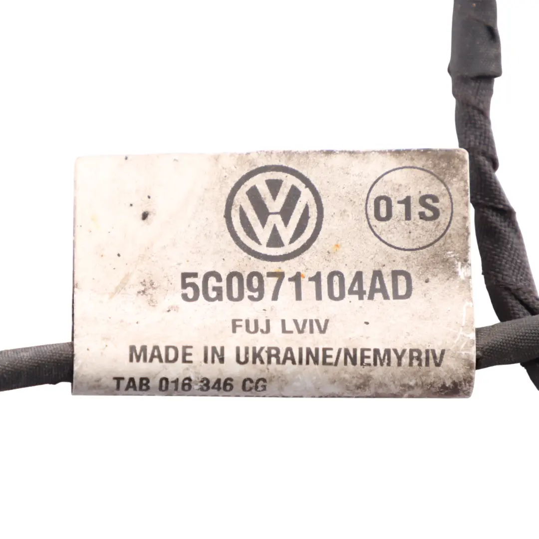 VW Volkswagen Golf Mk7 Wiring Loom PDC Rear Harness Parking Sensor - SKU 5G0971104AD - Part number 5G0971104AD