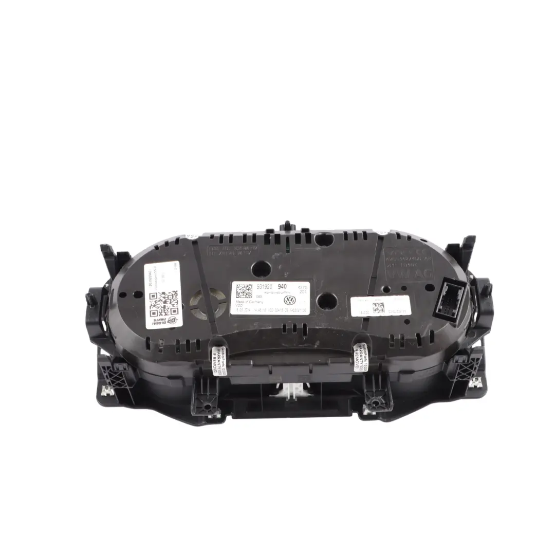 Volkswagen VW Golf Mk7 Speedometer Instrument Cluster Petrol Manual - SKU 5G1920940 - Part number 5G1920940