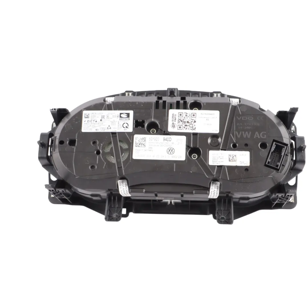 Instrument Cluster Clocks Speedomter Manuel to VW Golf Mk7 Petrol with Part number 5G1920940D VW Golf Mk7 Petrol Instrument Cluster Clocks Speedomter Manuel - SKU 5G1920940D - Part number 5G1920940D