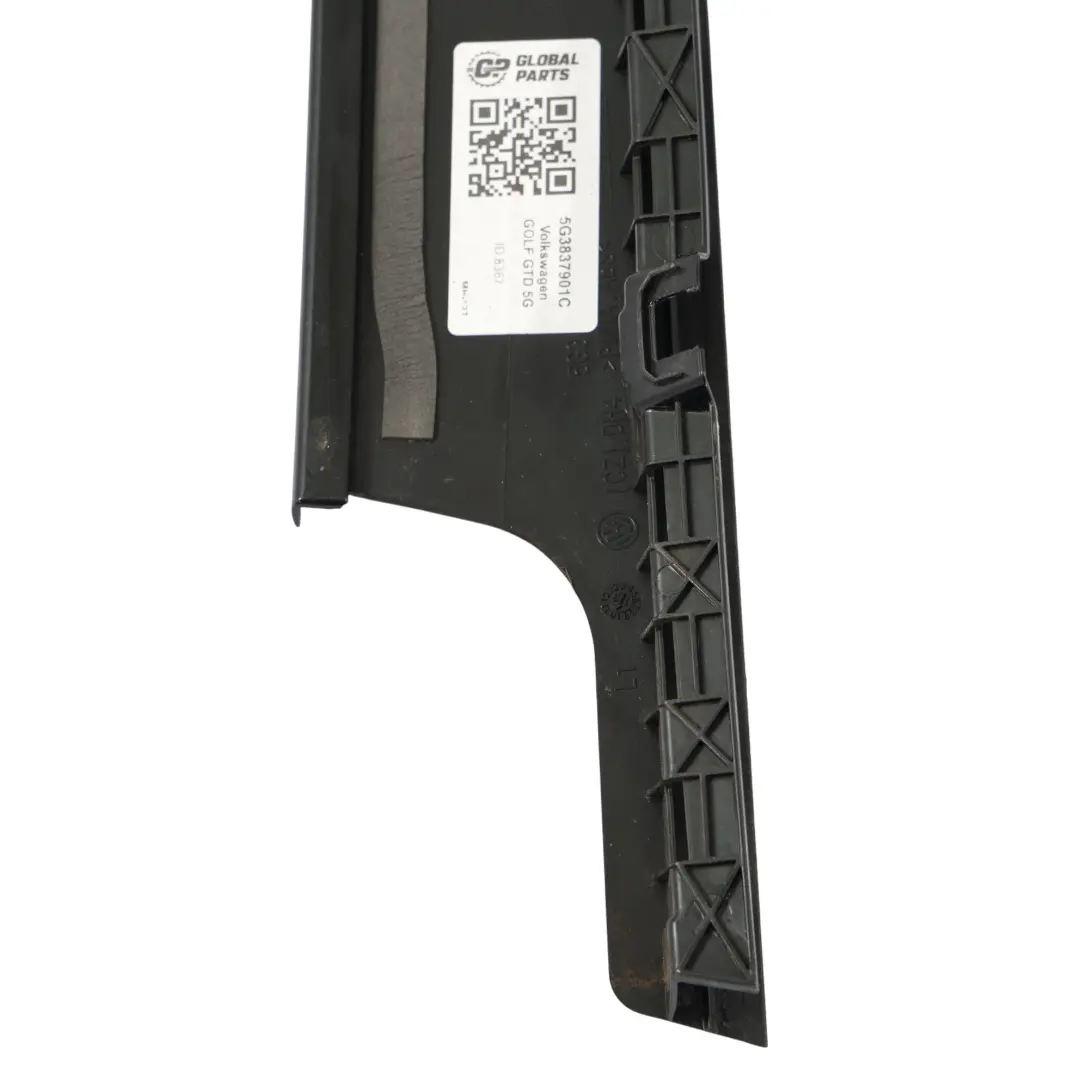 Tür Säule B Säule Abdeckung Trim Vorne Links für Volkswagen Golf Mk7 3 mit Teilenummer 5G3837901C Volkswagen Golf Mk7 3 Tür Säule B Säule Abdeckung Trim Vorne Links - SKU 5G3837901C - Teilenummer 5G3837901C