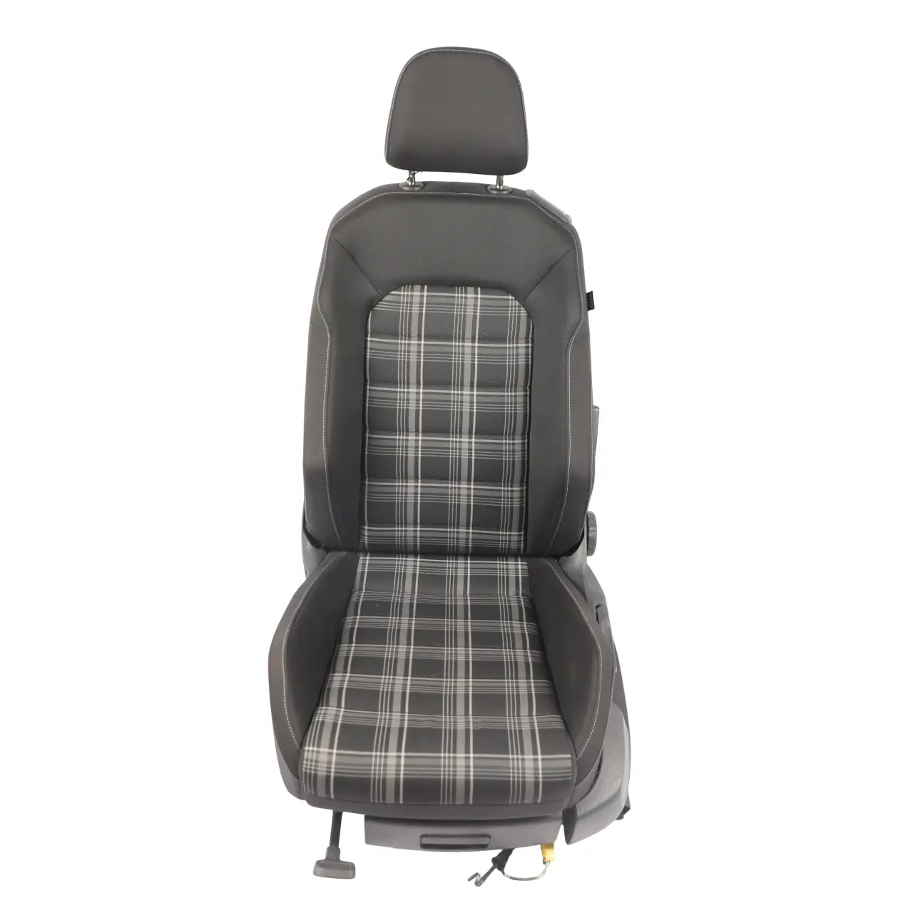 Volkswagen Golf Mk7 3Dr Seat Front Left N/S Interior Cloth Titanium Black Blue