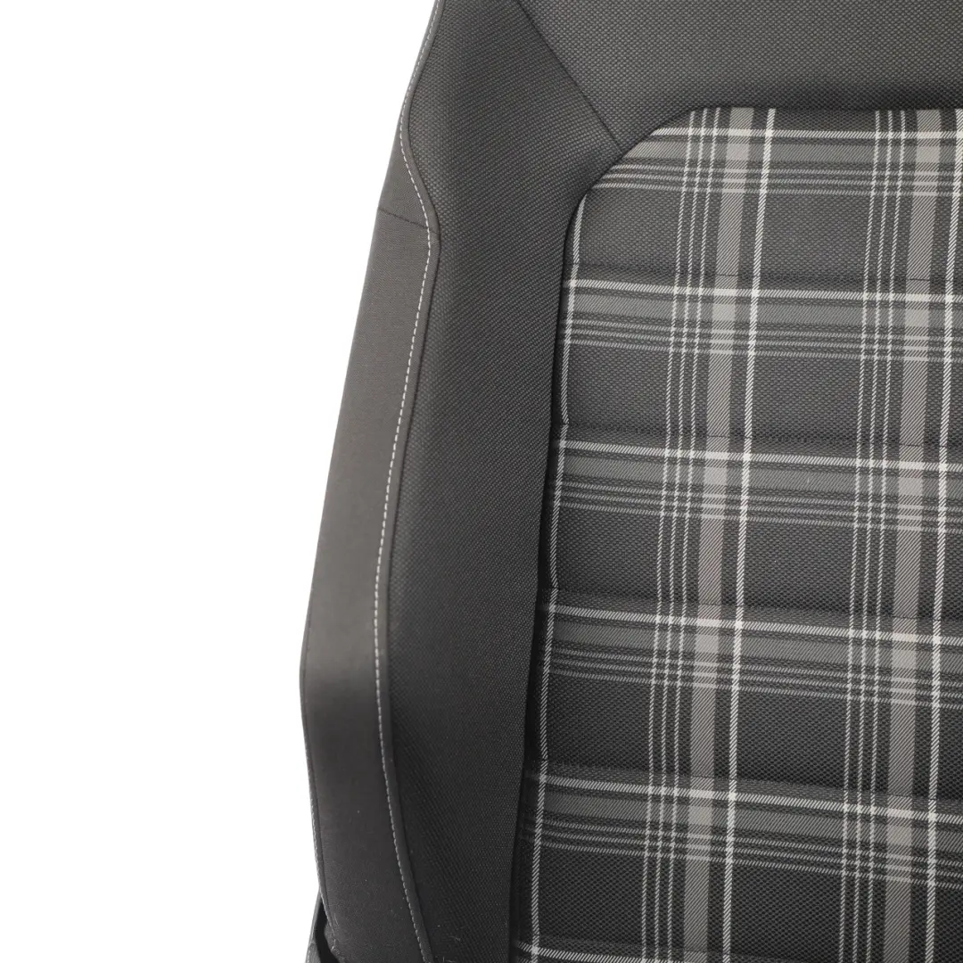 Volkswagen Golf Mk7 3Dr Asiento Delantero Izquierdo Tela Titanio Negro Azul - SKU 5G3881805CG - Número de pieza 5G3881805CG